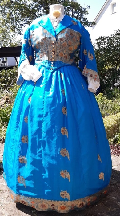 Krinolinenkleid crinolin gown 19. Jahrhundert Kostümverleih 19th century fashion