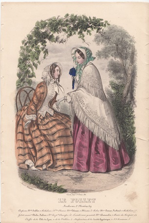 Modekupfer 19. Jahrhundert historische Kostüme Verleih